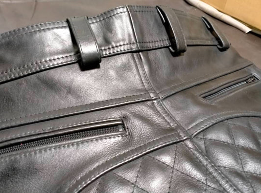 Padded Leather Breeches