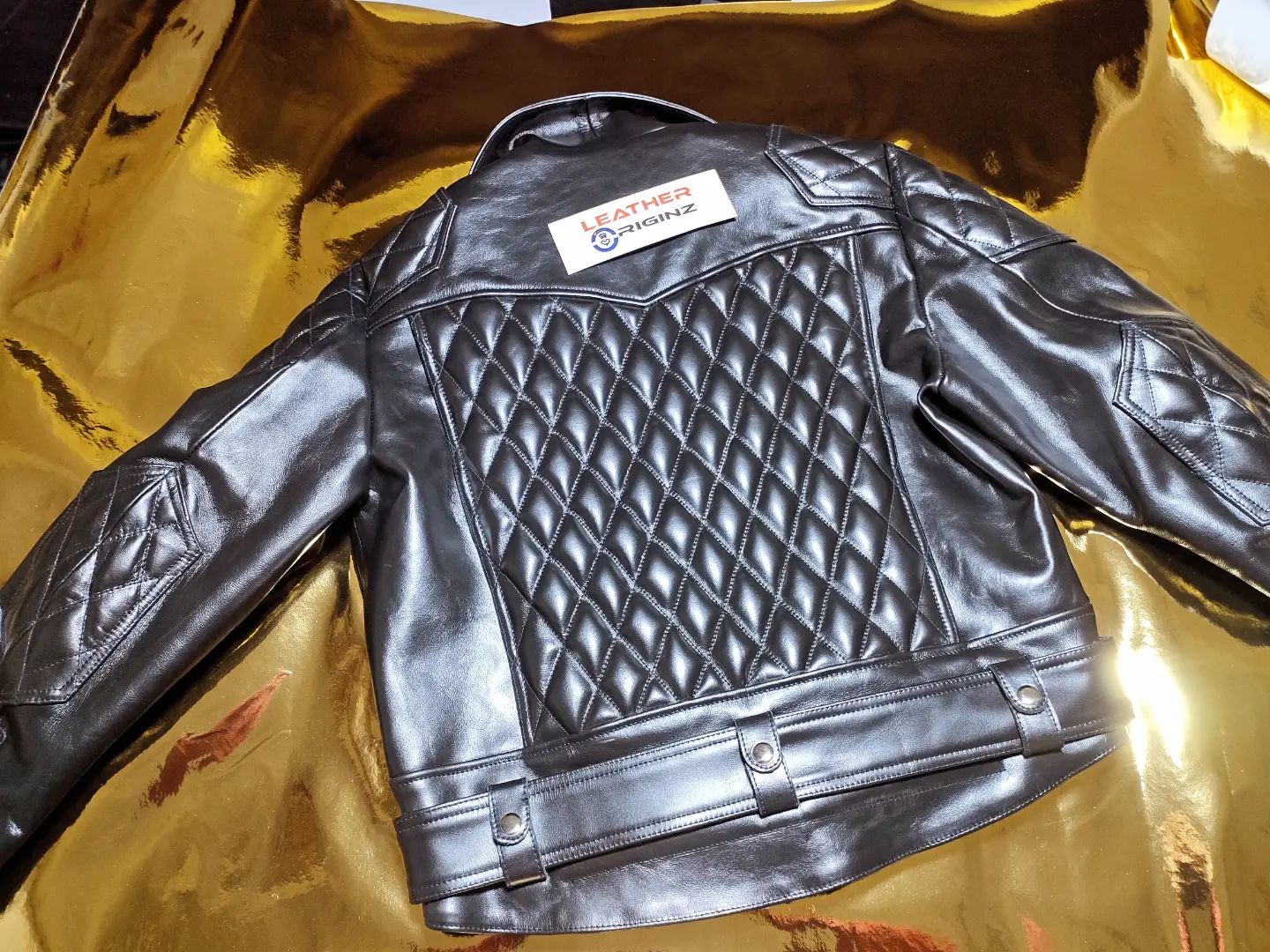 Padded Leather Jacket