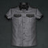 Leather Shirt with Accent