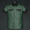 Leather Shirt with Accent