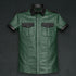 Leather Shirt with Accent