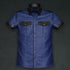 Leather Shirt with Accent