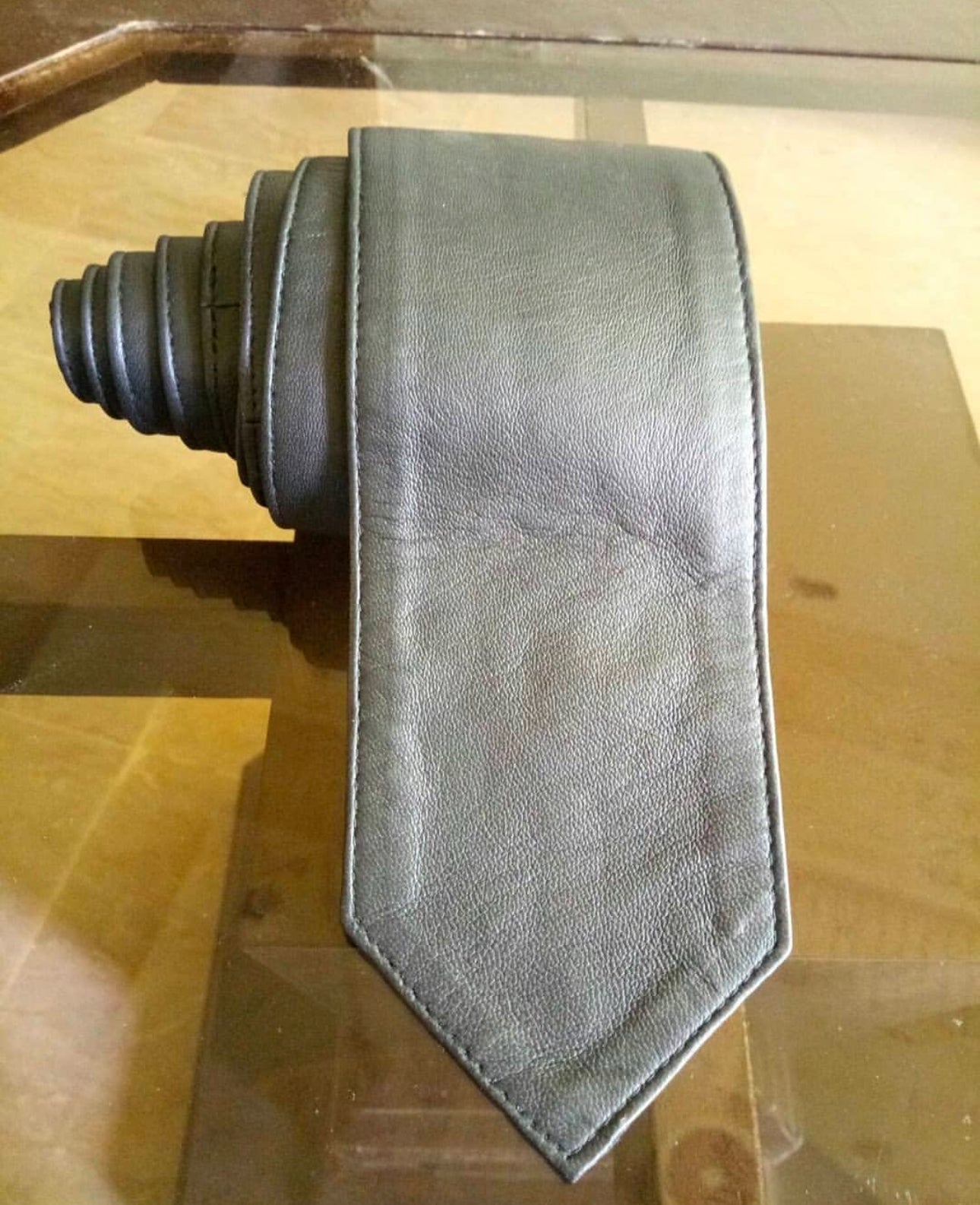 Leather Neck Tie