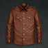 Long Sleeve Leather Shirt