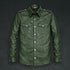 Long Sleeve Leather Shirt