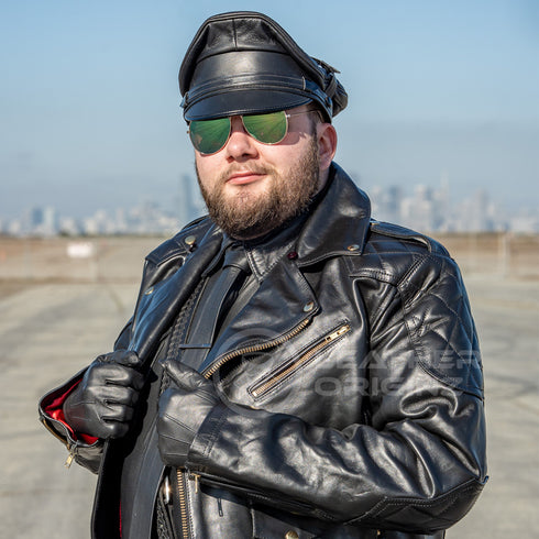 Padded Leather Jacket