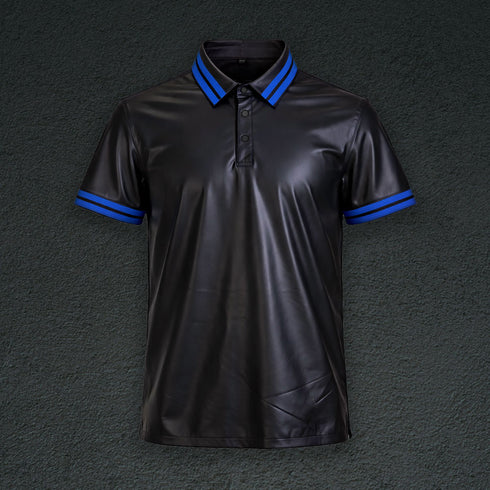 Leather Polo Shirt