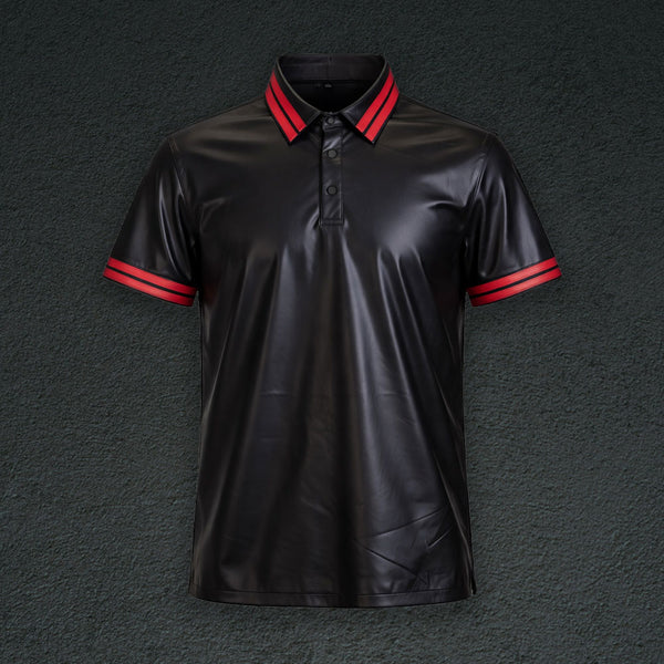 Leather Polo Shirt